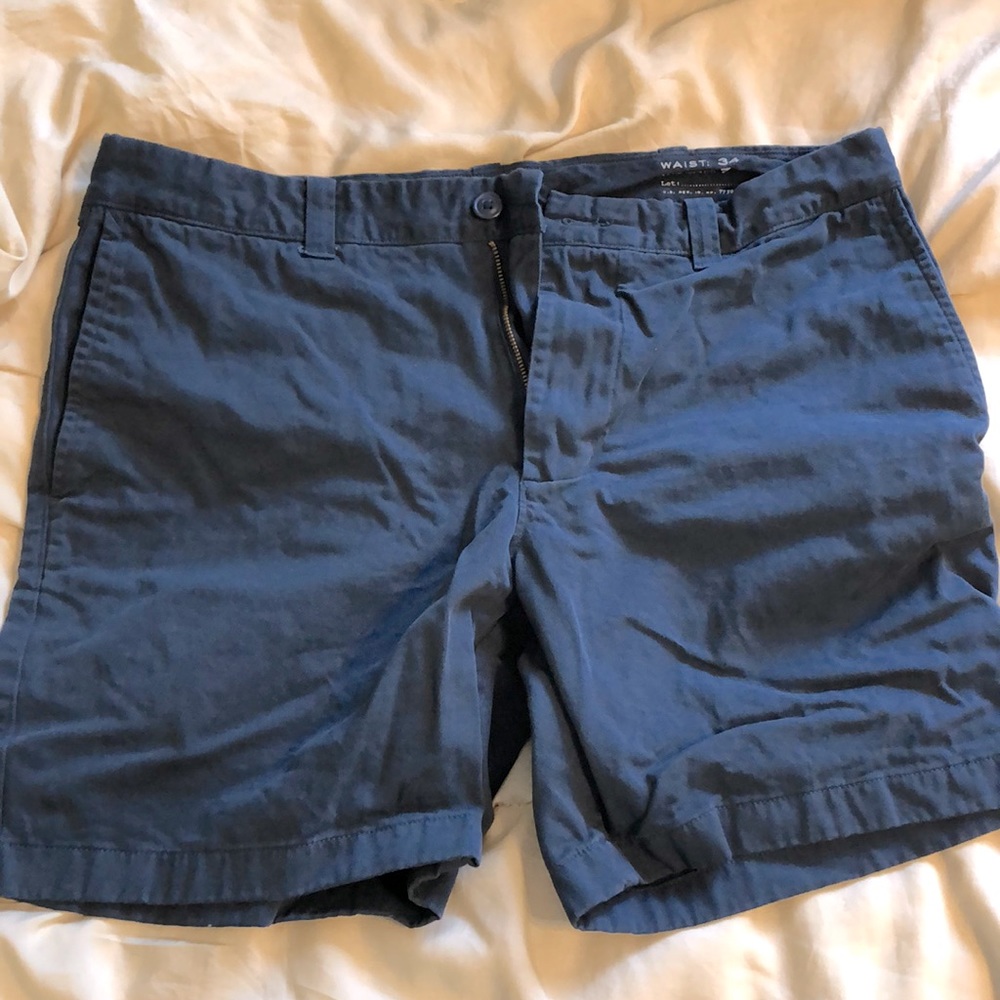 J. Crew Navy Shorts, 34 Waist, 7” Inseam